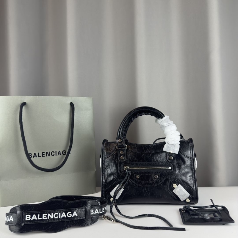 Ba*len*cia*ga top handle bags